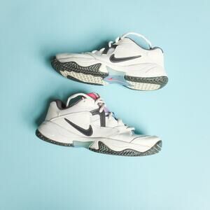 Nike Court Lite 2 Womens Size 6.5 Tennis Sneakers White AR8838-103 Laser Crimson